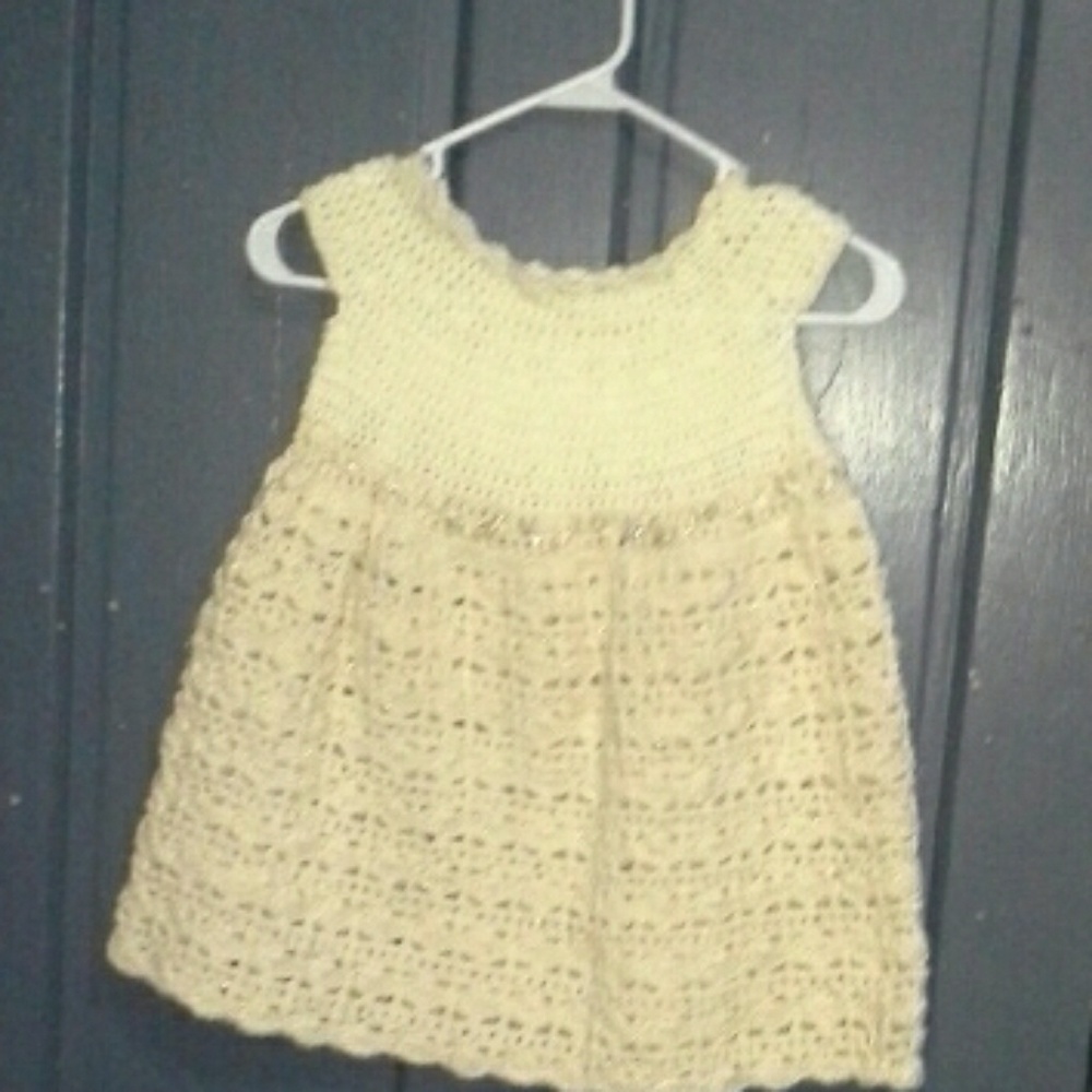 Ivory Dress and Shrug - Picture 3 of 5